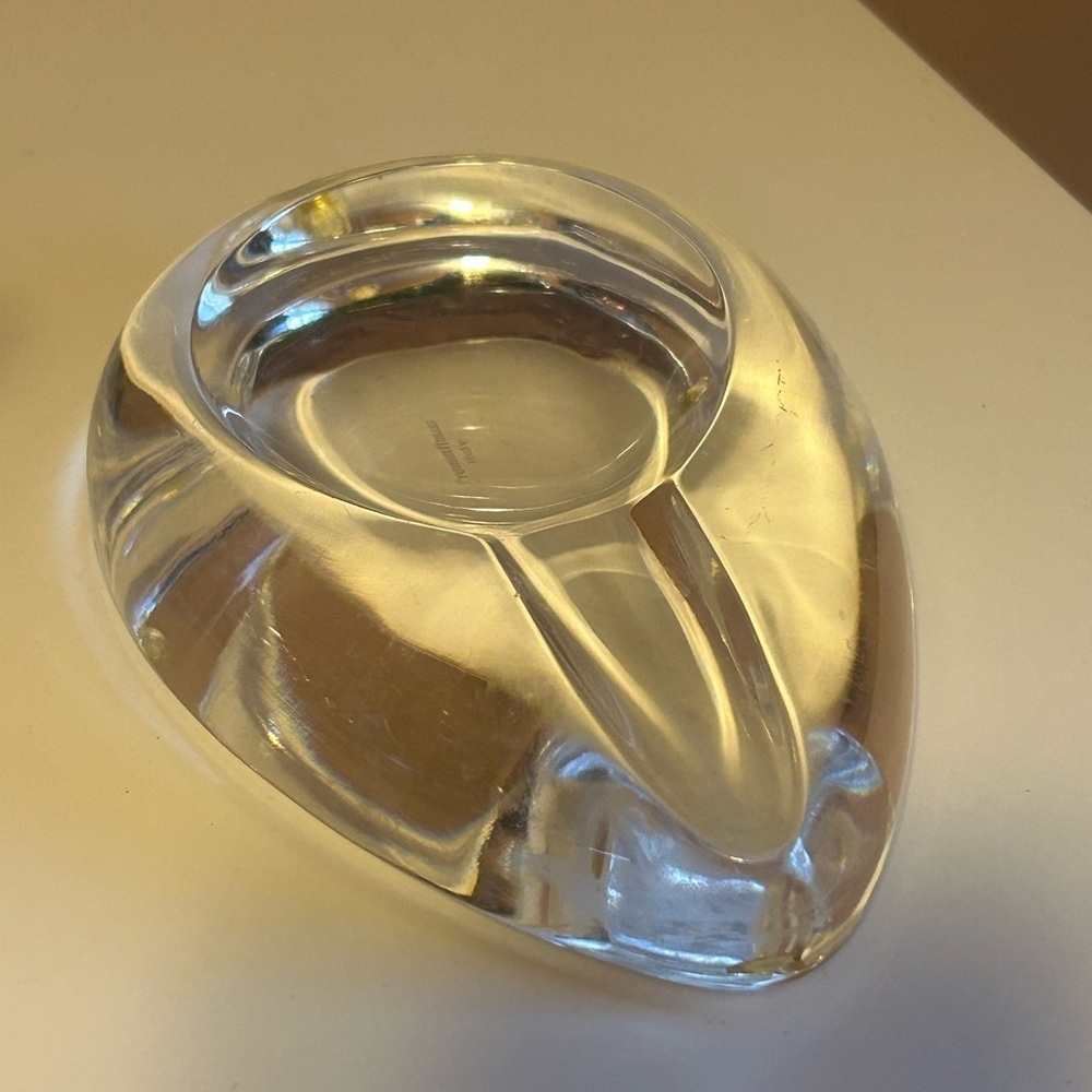 Prometheus Italy Teardrop crystal ashtray Cigar